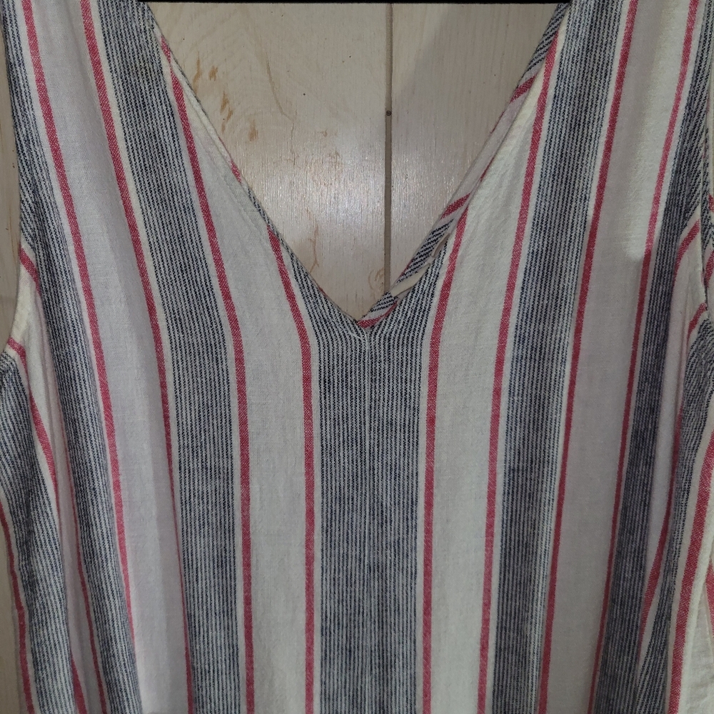 Gap Striped Wide Leg Sleeveless Jumper Women's Size Large - Picture 8 of 14